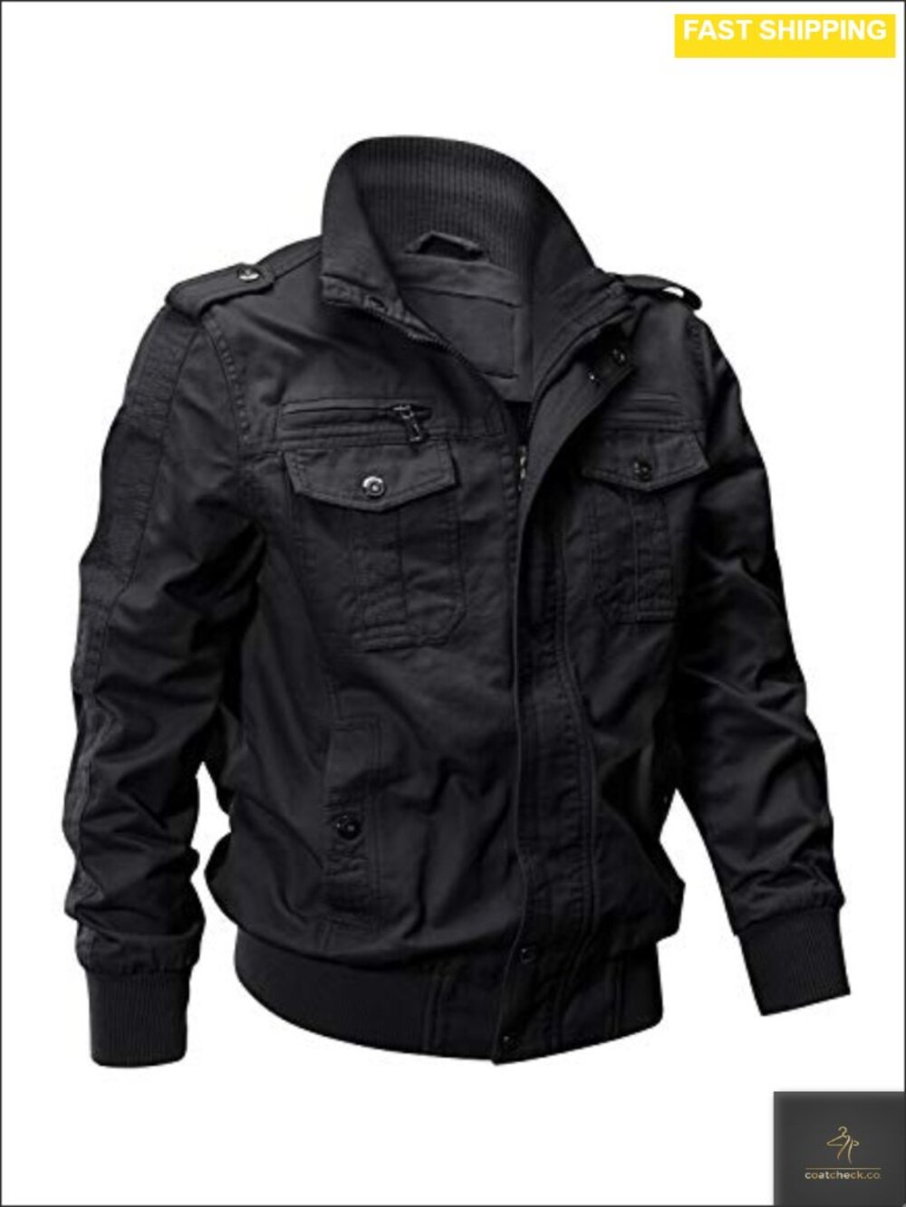 Military Flight Jacket Cotton Multi Pocket Workwear Lightweight